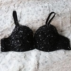 NWOT Beaded Bra Top sz.32B